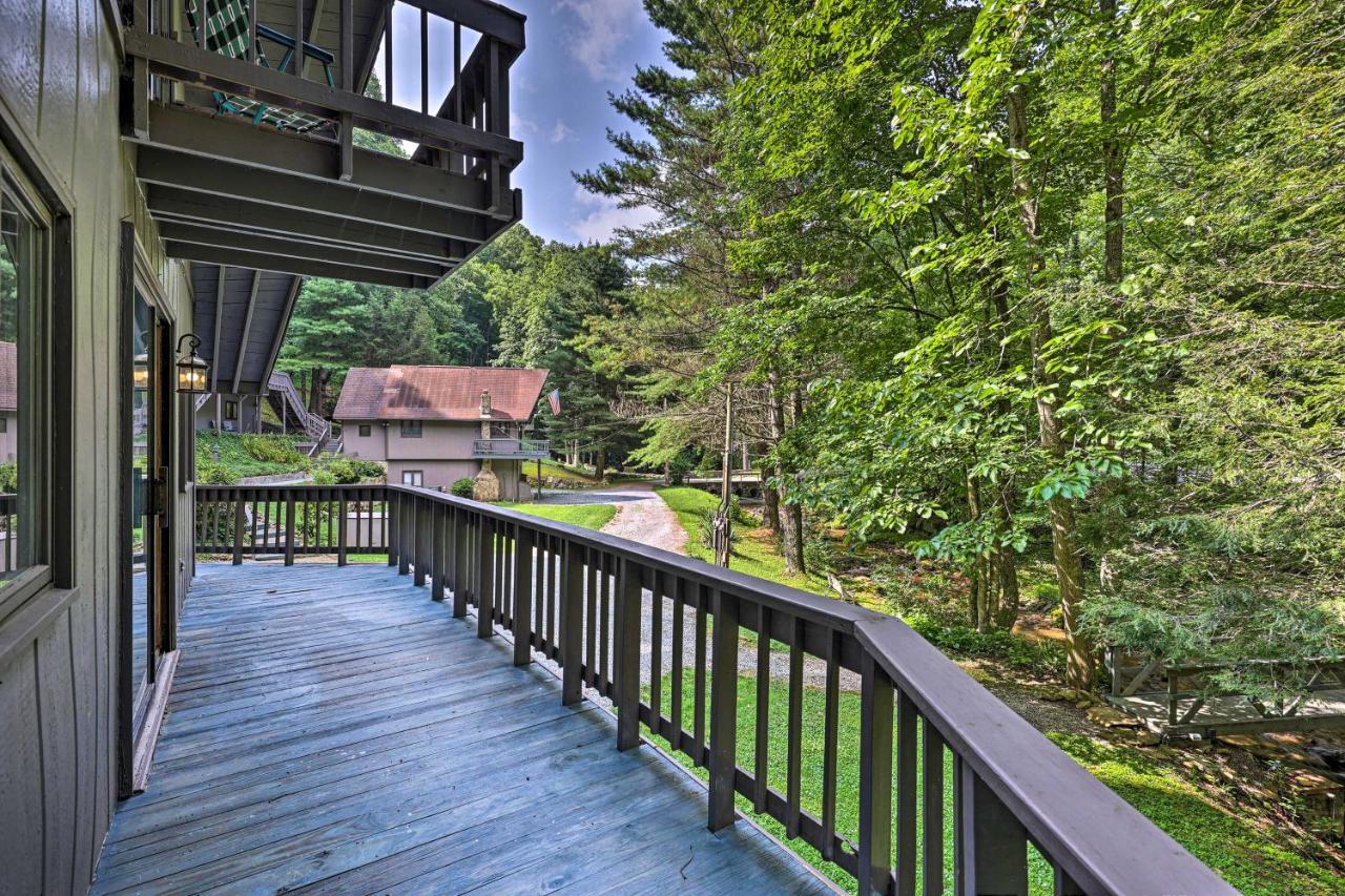 Roan Mountain Creekside Cabin Hike And Fish! Eksteriør billede